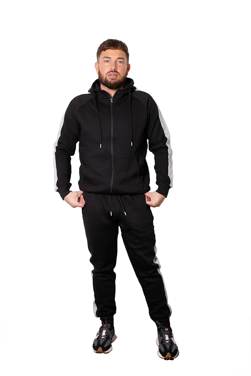 Men s Full Zip Tracksuit 50 Cotton 50 Polyester UrbanFit Ltd