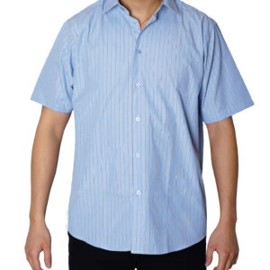 Short Sleeve Striped Regular Fit with Classic Standard Collar (2280)